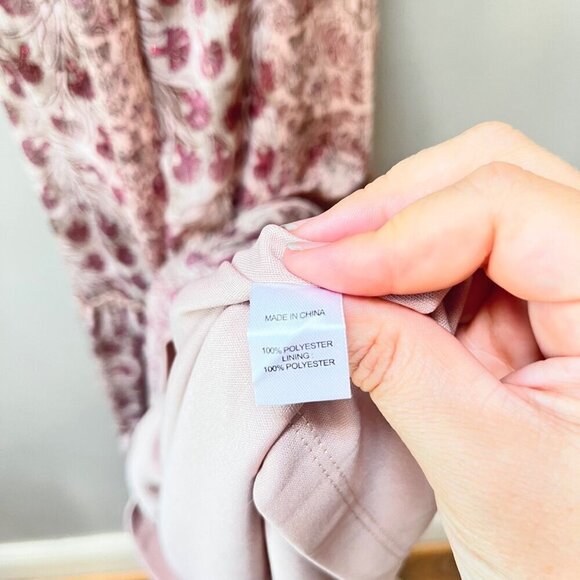 Drew Women's Sleeveless Floral Tiered Dress Lightweight & Flowy Size L 100% Poly - Picture 5 of 6